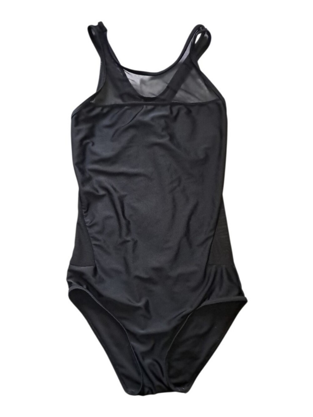 Classic Black Sheer One-Piece Swimsuit